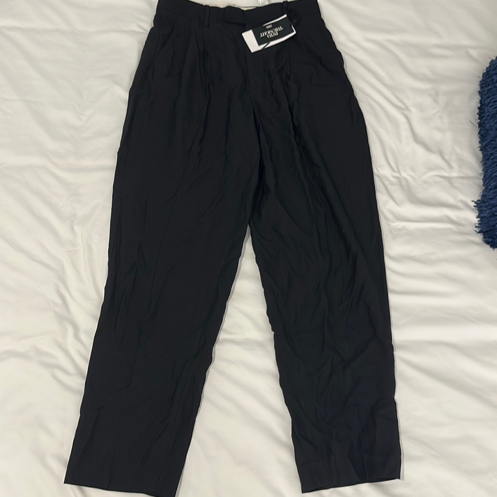 NWT Zara into the night black trousers